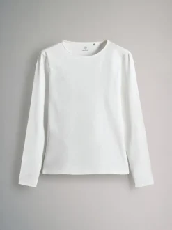 Tops En T-Shirts*The Set - - 7 T-shirts met lange mouwen en ronde hals Strepen/Zwart/Grijs/Wit