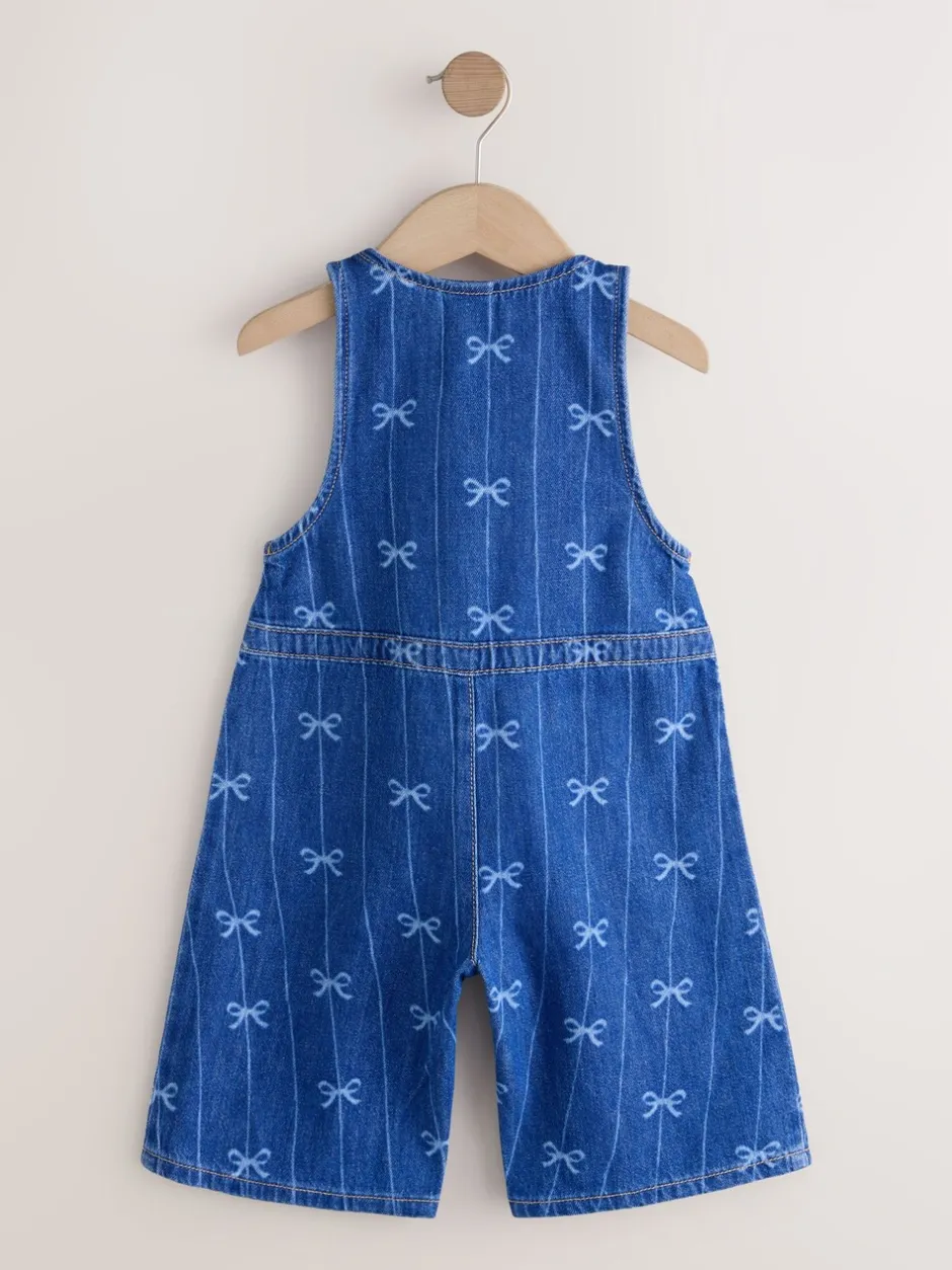 Jumpsuits En Playsuits*Next Strikjesprint - Sleeveless Denim Jumpsuit (3mths-8yrs)