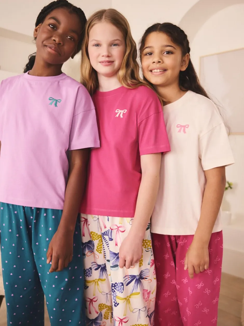Nachtkleding En Pyjama's|Pyjama's*Next - Verpakking van 3 pyjama's met joggingbroek (3-16 jr) Strikken Helder