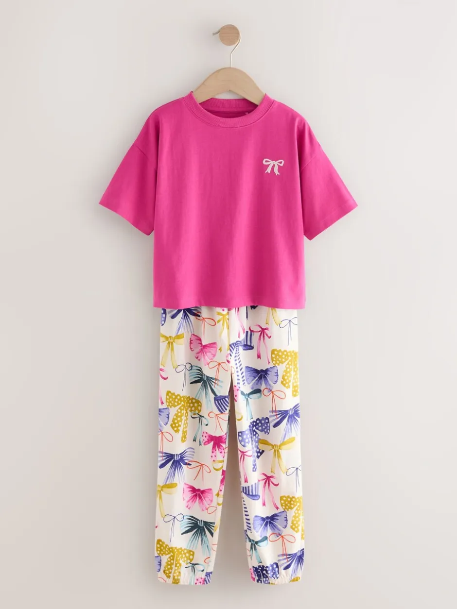 Nachtkleding En Pyjama's|Pyjama's*Next - Verpakking van 3 pyjama's met joggingbroek (3-16 jr) Strikken Helder
