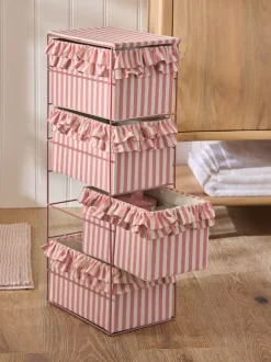 Thuiskantoor*Next Stripe Frill Storage Drawers