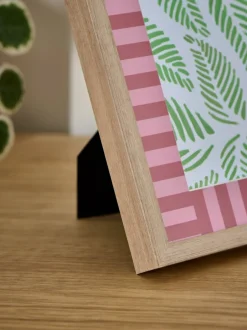 Fotolijsten*Next Stripe Mount Wooden Look Photo Frame