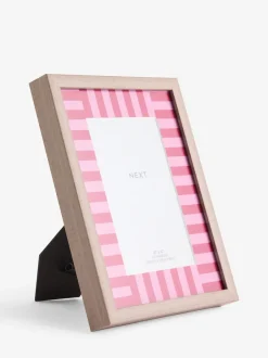 Fotolijsten*Next Stripe Mount Wooden Look Photo Frame