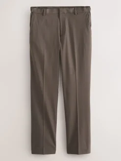 Formele Broek*Next - Aansluitend - Elasticated Waist Motionflex Stretch Smart Trousers Taupe bruin