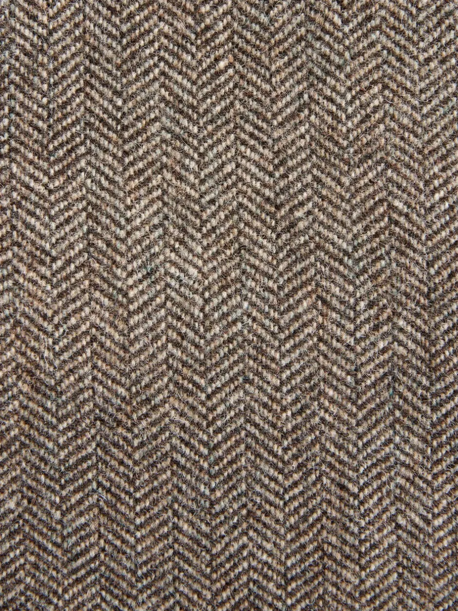 Blazers En Business-Jasjes*Next - Normale Pasvorm - Signature Nova Fides Blazer van wolblend met visgraatmotief Taupe bruin