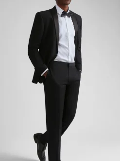 Smokings En Feestkleding|Ted Baker Tailoring Ted Baker - Zwart nauwsluitend smokingjasje