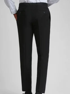 Smokings En Feestkleding|Ted Baker Tailoring Ted Baker - Zwarte nauwaansluitende smokingbroek