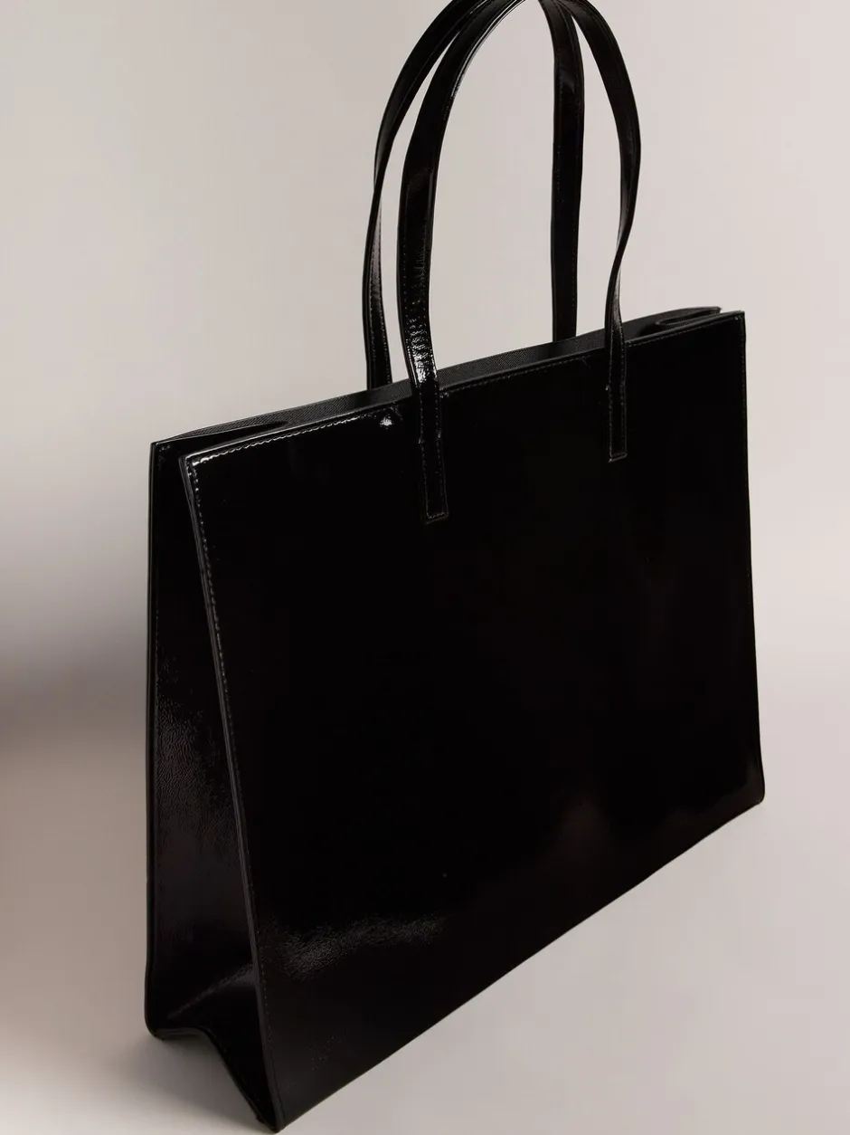 Tassen*Ted Baker Crikon extra grote iconische tas met kreukeffect