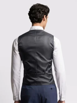 Vesten|Ted Baker Tailoring Blauw premium Panama gilet