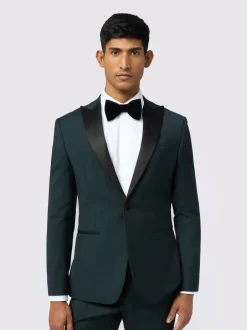 Smokings En Feestkleding*Ted Baker Tailoring Green Forest Tuxedo Jacket