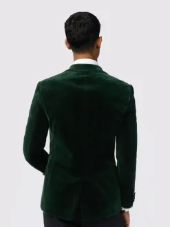 Smokings En Feestkleding|Ted Baker Tailoring Green Velvet Jacket