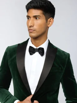 Smokings En Feestkleding|Ted Baker Tailoring Green Velvet Jacket