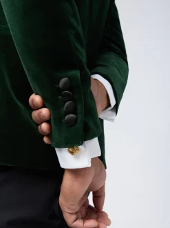Smokings En Feestkleding|Ted Baker Tailoring Green Velvet Jacket