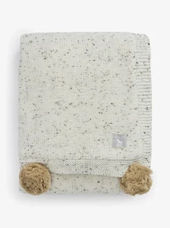 Babyartikelen En Slaapzakken |The Little Tailor - Babydeken met pompons en pluche voering