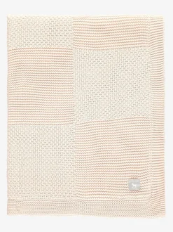 Babyartikelen En Slaapzakken *The Little Tailor 100% katoenen pluchen gebreide deken Roze