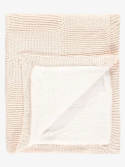 Babyartikelen En Slaapzakken *The Little Tailor 100% katoenen pluchen gebreide deken Roze