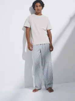Pyjama's|Loungewear|The Set 3 Pack Jersey T-Shirt and Flannel Pyjamas