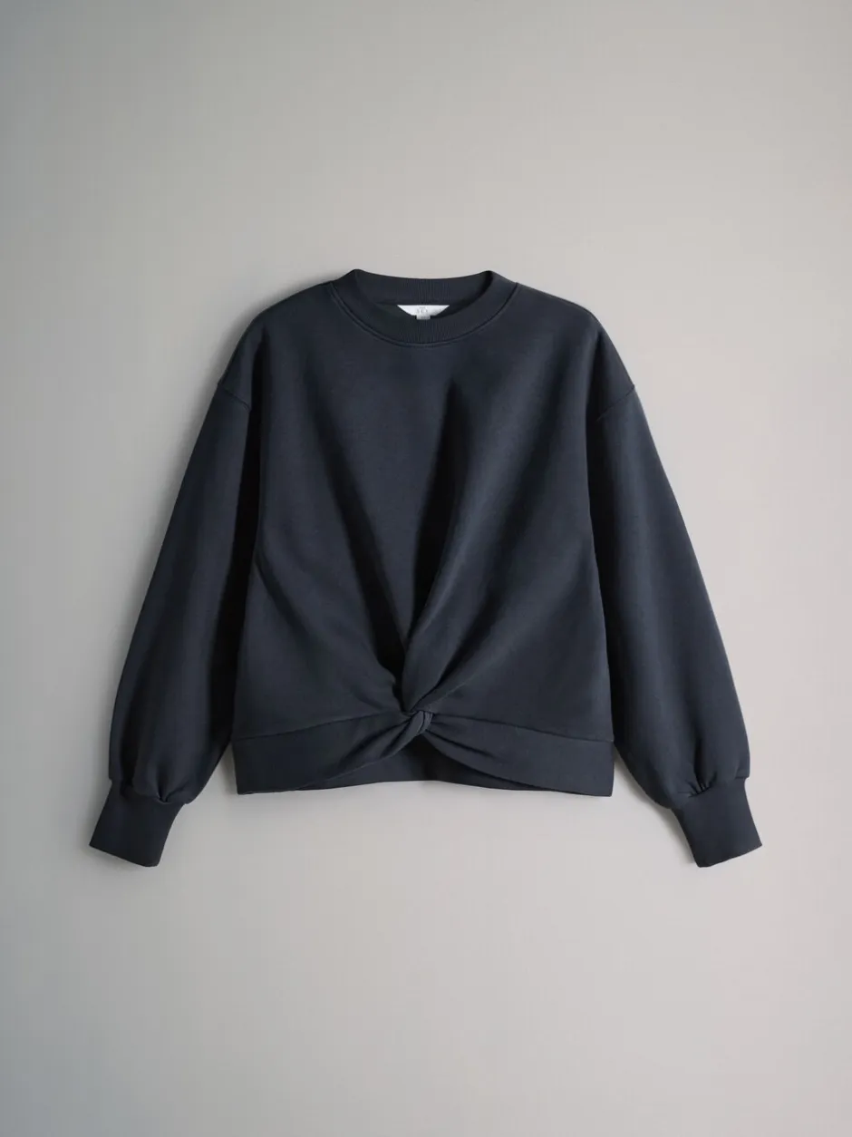 Hoody's En Sweatshirts|The Set 2 Pack Knot Front Sweatshirt