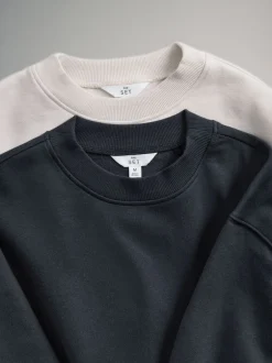 Hoody's En Sweatshirts|The Set 2 Pack Knot Front Sweatshirt