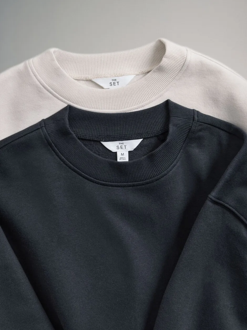 Hoody's En Sweatshirts|The Set 2 Pack Knot Front Sweatshirt