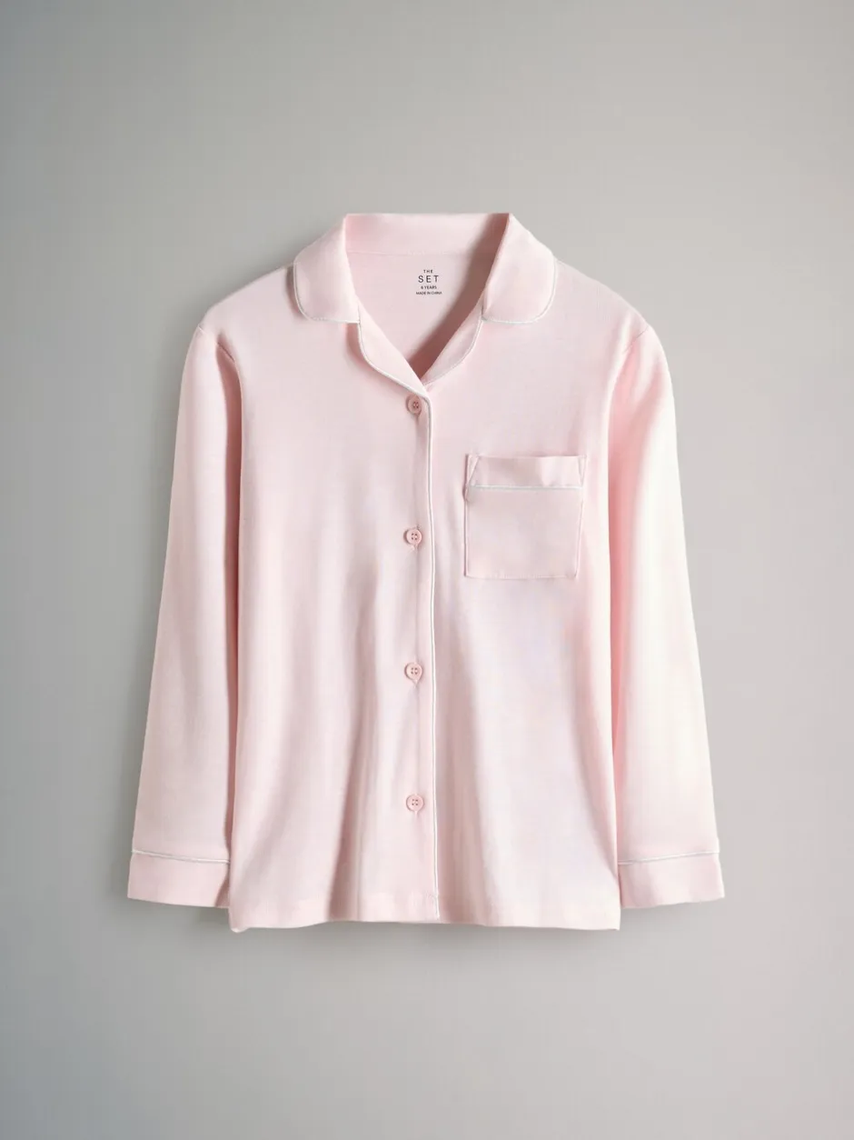 Nachtkleding En Pyjama's|Pyjama's|The Set 2 Pack Long Sleeve Viscose Jersey Pyjamas