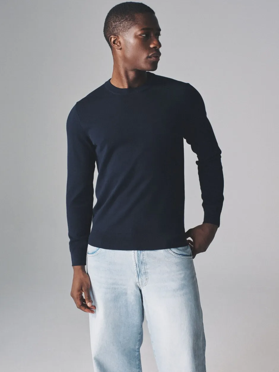 Gebreide Kleding*The Set 4 Pack Long Sleeve Knitted Crew Jumpers