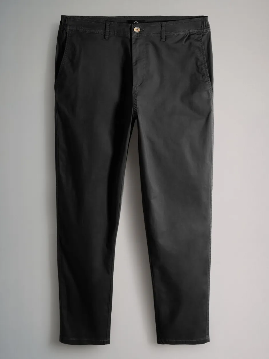 Broeken En Chino's|The Set 3 Pack Slim Leg Chino Trousers