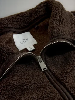Hoody's En Sweatshirts|The Set 2 Pack Zip Through Borg Fleeces