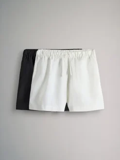 Shorts|The Set 2 shorts van linnenmix