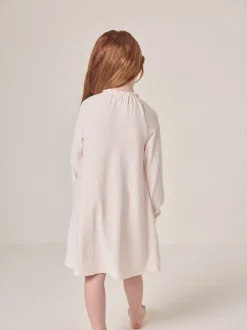 Nachtponnen|The White Company - Roze Jingles nachthemd met stippen