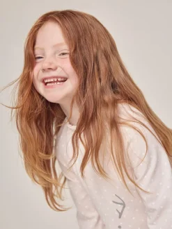 Nachtponnen|The White Company - Roze Jingles nachthemd met stippen