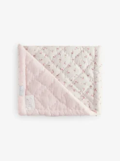Babyartikelen En Slaapzakken |The White Company Reversible Floral Quilt Cot Bed