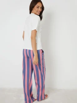 Pyjama's|Loungewear|Threadbare Graphic Print Short Sleeve Pyjamas Set