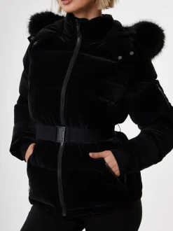 Jassen En Jacks|Threadbare High Shine Belted Parka Ski Jacket