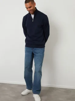 Sweaters En Hoody´S|Sweaters En Hoody´S|Threadbare Textured Quarter Zip Sweatshirt