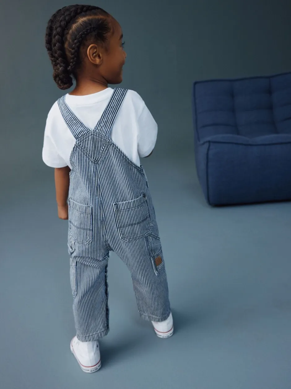 Rompertjes En Tuinbroeken|Sets En Outfits*Next Tijkstreep - Tuinbroek (3mnd -7jr)