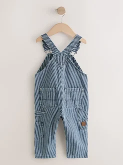 Rompertjes En Tuinbroeken|Sets En Outfits*Next Tijkstreep - Tuinbroek (3mnd -7jr)