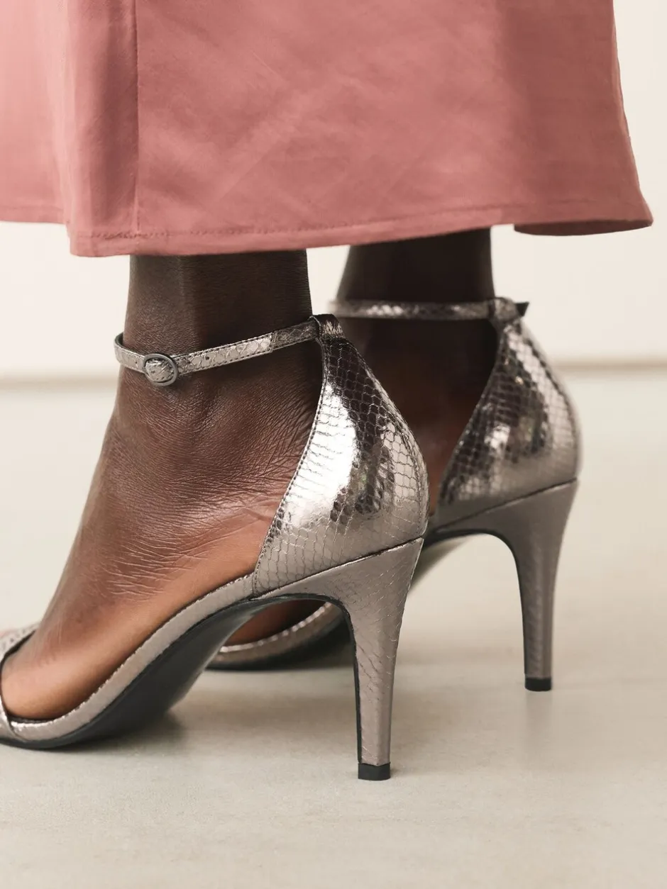 Schoenen Met Hakken*Next - Forever Comfort® Strappy Heeled Sandals Tin