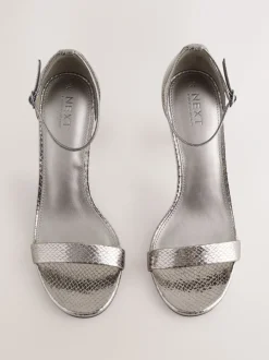 Schoenen Met Hakken*Next - Forever Comfort® Strappy Heeled Sandals Tin