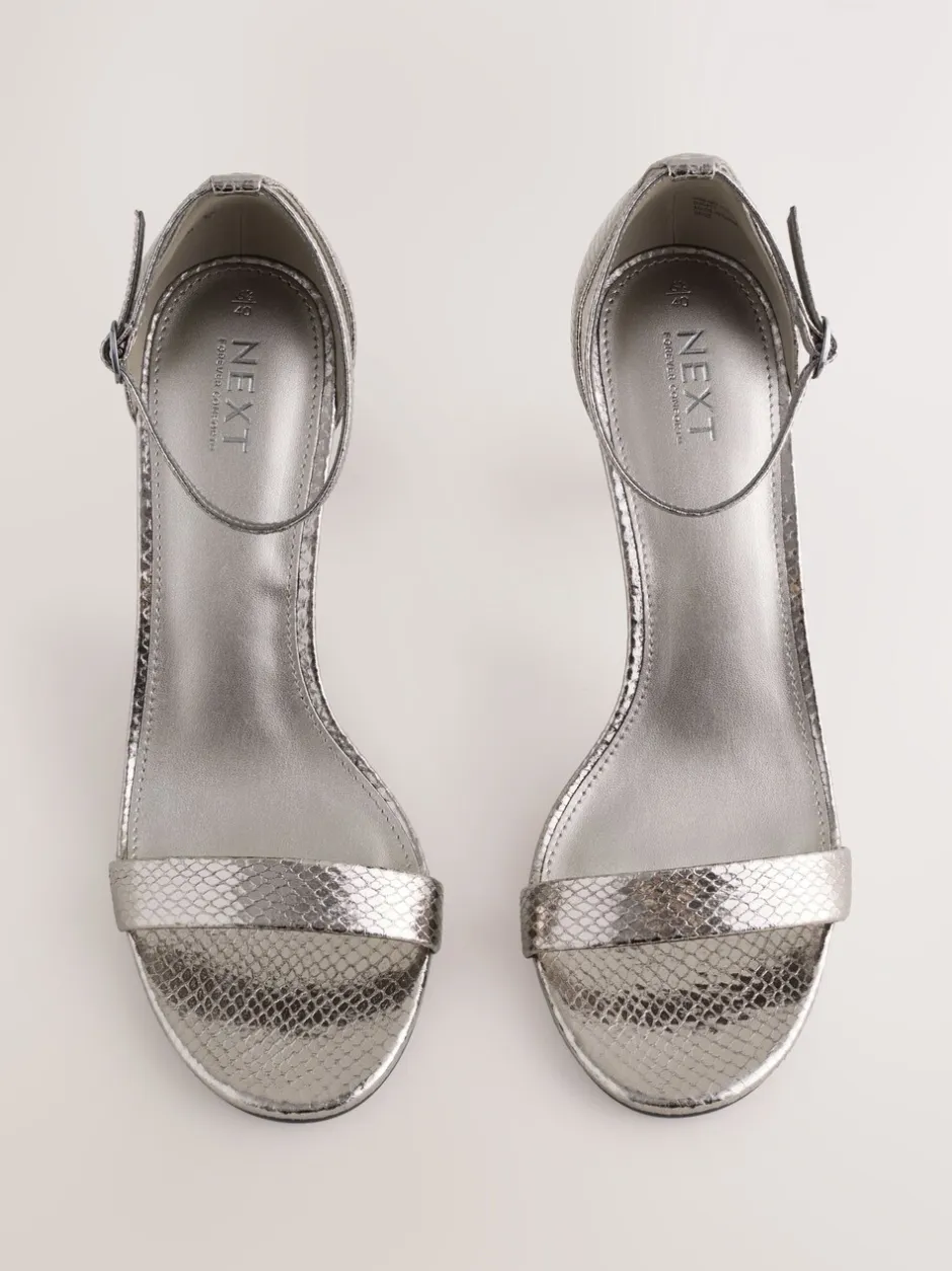 Schoenen Met Hakken*Next - Forever Comfort® Strappy Heeled Sandals Tin
