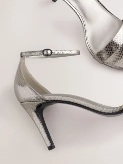 Schoenen Met Hakken*Next - Forever Comfort® Strappy Heeled Sandals Tin