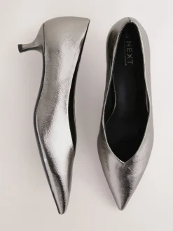 Schoenen Met Hakken|Next - Puntige lage naaldhakken schoenen Tin
