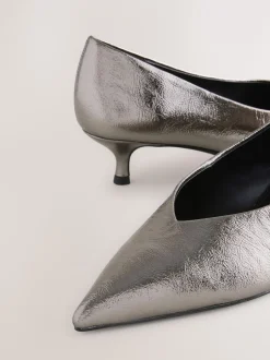 Schoenen Met Hakken|Next - Puntige lage naaldhakken schoenen Tin