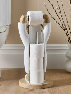 Badkameraccessoires*Next Toiletrolhouder en opberger Naturel Bertie Bear