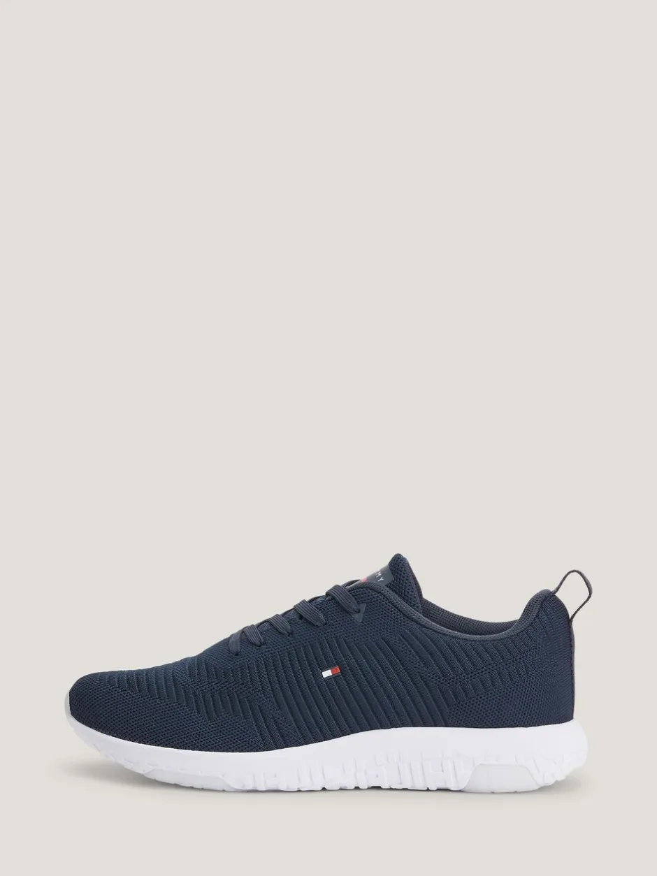 Sneakers|Tommy Hilfiger - Corporate gebreide hardloopschoenen