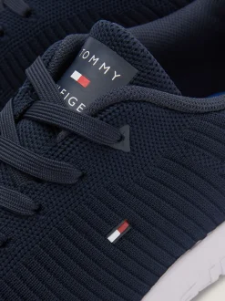 Sneakers|Tommy Hilfiger - Corporate gebreide hardloopschoenen