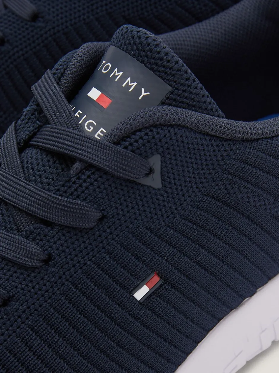 Sneakers|Tommy Hilfiger - Corporate gebreide hardloopschoenen