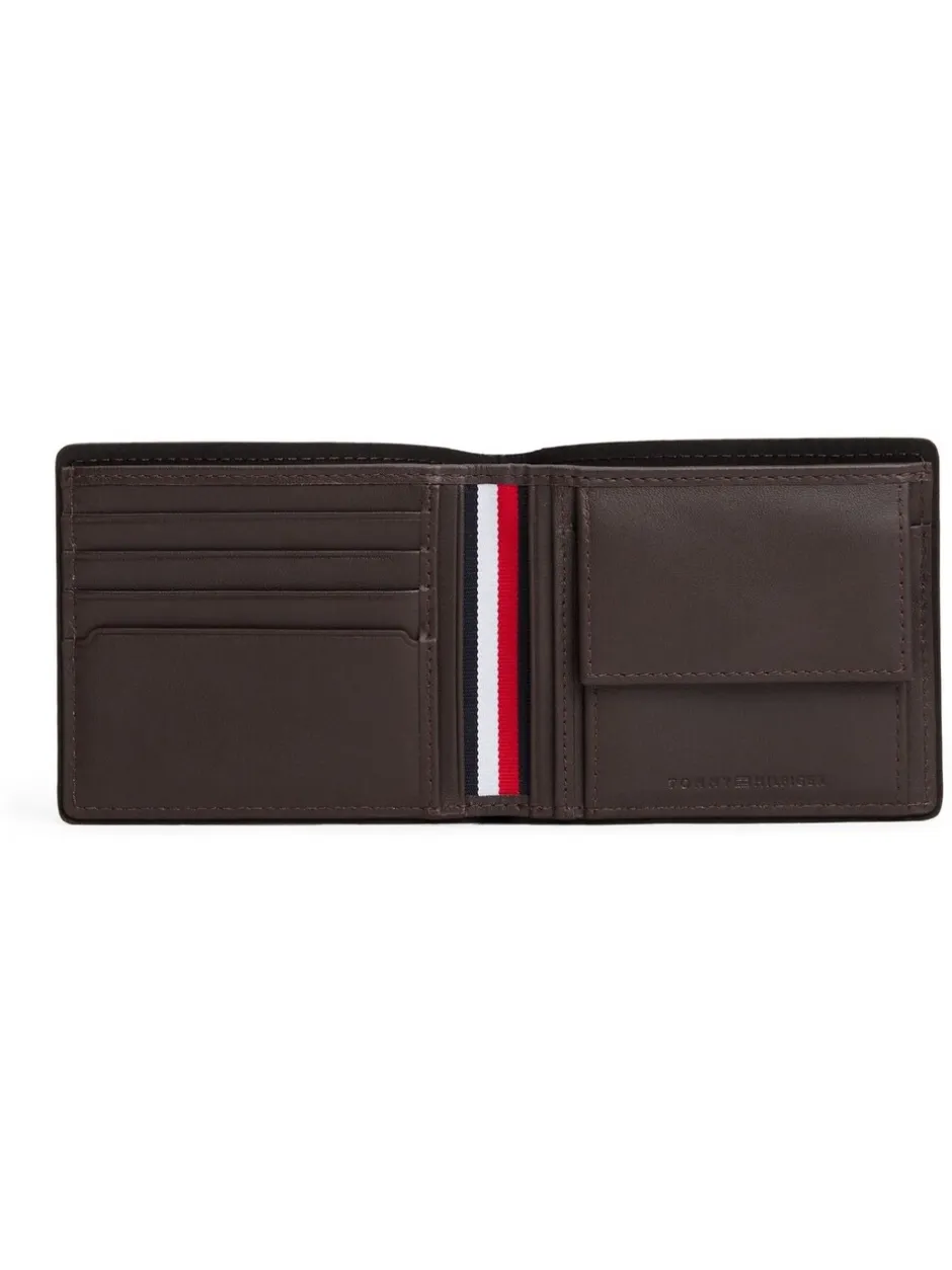 Portemonnees|Tommy Hilfiger Corporate Leather Card And Coin Wallet