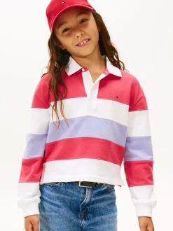 Overhemden En Blouses*Tommy Hilfiger Essential Colour-Blocked Long Sleeve Polo Shirt