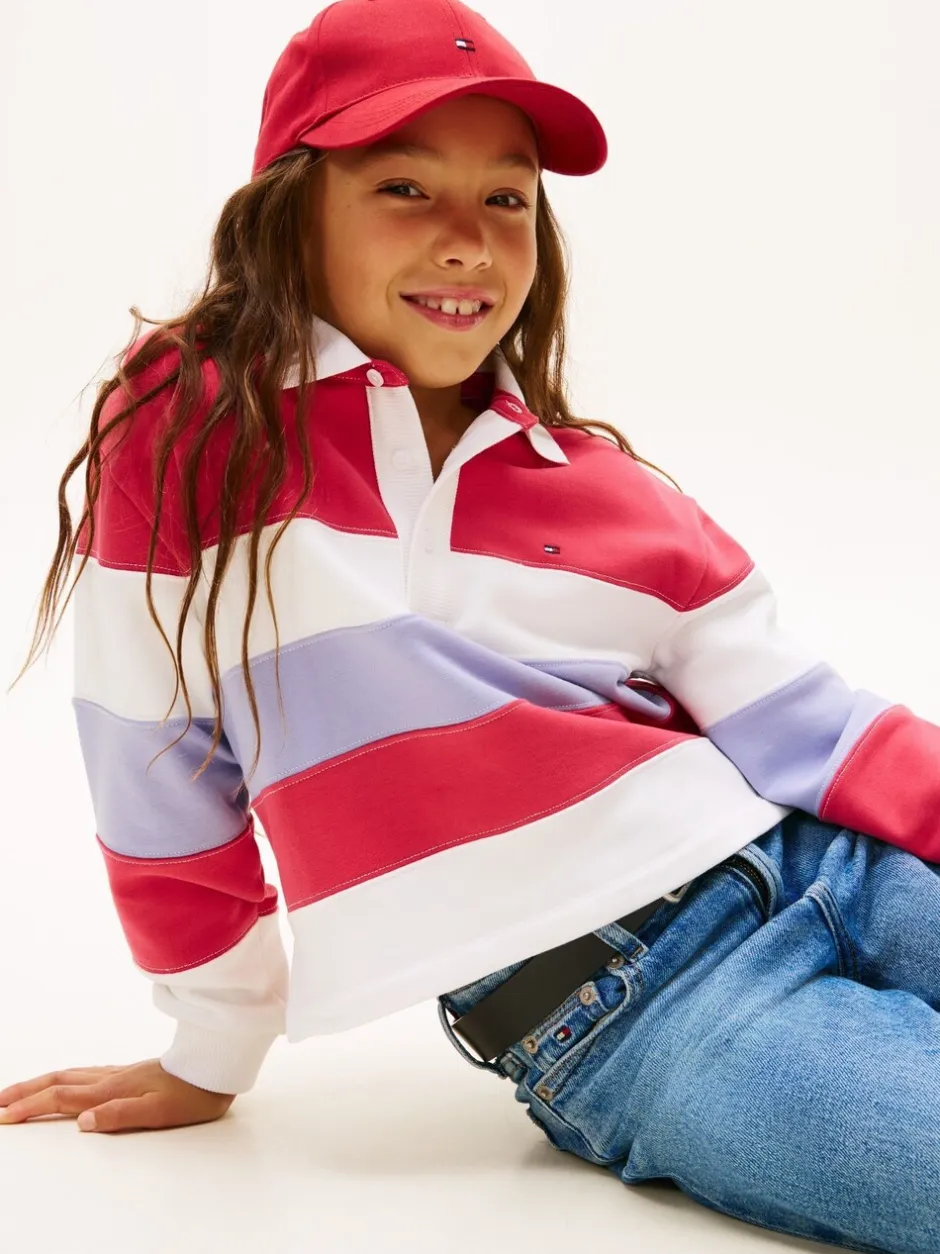 Overhemden En Blouses*Tommy Hilfiger Essential Colour-Blocked Long Sleeve Polo Shirt
